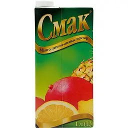 Нектар Смак Манго-Лимон-Ананас 1 л - мініатюра 4