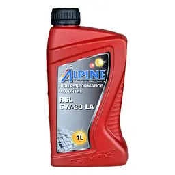 Автомобільна моторна олива Alpine RSL 5W-30 LA 1л - мініатюра 1
