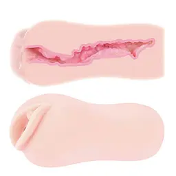 Мастурбатор Kokos Sanda Double Layer, 15,5 см (тілесний) - мініатюра 3