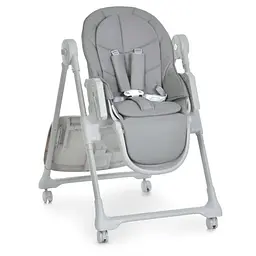 Дитячий стільчик для годування El Camino CRYSTAL ME 1037 Nude Gray - мініатюра 4