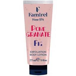 Отшелушивающий лосьон для тела Famirel Home Spa Exfoliant Body Lotion Fig & Pomegranate Инжир и гранат 225 мл