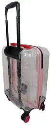 Валіза маленька My Luggage ABS-пластик 55х34х25 см 42 л Прозора - мініатюра 3
