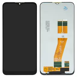 Дисплей Samsung A035G Galaxy A03, чорний, без рамки, Original (PRC), 163 x 72 mm