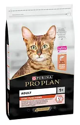 Сухий корм для дорослих котів Purina Pro Plan Adult 1+ Vital Functions з лососем 10 кг (7613036508315)