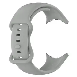 Силіконовий ремінець на смарт годинник Google Pixel Watch 41mm/2 41mm/3 41mm/4 41mm, Silicone, grey, зі зручною застібкою, на фітнес браслет, ArmorStandart (ARM75418) - мініатюра 3