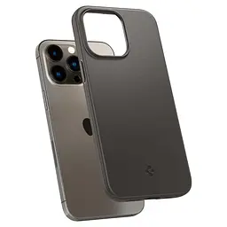 Чохол тонкий Spigen Thin Fit ACS04767 для iPhone 14 Pro Max (6.7") Gunmetal - мініатюра 8