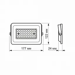 LED прожектор VIDEX F2e 30W 5000K - мініатюра 5