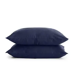 Комплект постільної білизни Cosas євро сатин DARK BLUE CS6 200 x 220 см (Сатин_Синий_СераяП_200) - мініатюра 3