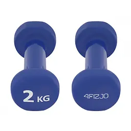 Гантелі вінілові 4FIZJO 2 x 2 кг 4FJ0195 (P-5907739311979) - мініатюра 3