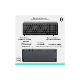Комплект Logitech MK250 Bluetooth/Wireles UA Graphite (920-013823) - мініатюра 8