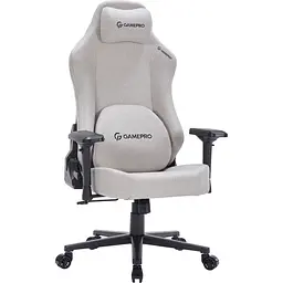 Геймерське крісло GamePro FGC750LG Fabric Light Gray [163714] - мініатюра 3