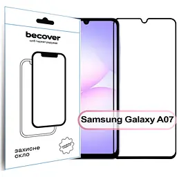 Скло захисне BeCover Samsung Galaxy A07 SM-A075 Black (713731) - мініатюра 2