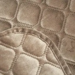 Покривало ТЕП Velour Ромб круглий Coffee 150x210 см кавовий (4-00515_33942) - мініатюра 6