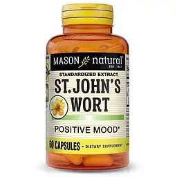 Екстракт звіробою Mason Natural Standardized Extract St. John's Wort 300 мг 60 капсул