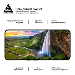 Захисне скло на Nothing Phone (3) з олеофобним покриттям, Pro, повне проклеювання, антистатичний і пиловідштовхуючий шар, 9H, самоклеючеся, 2.5D, на весь екран, антистатичний клей, ArmorStandart (ARM87829) - мініатюра 4