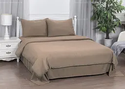 Комплект постільної білизни Полуторний 150х200 см Mocha Mousse SOHO pbe0050812 - мініатюра 1