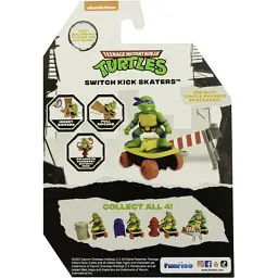Игровой набор Funrise TMNT Ракушки-ниндзя классические Скейтбордист с лаунчером Леонардо (71040) - миниатюра 4