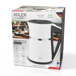 Електрочайник Adler AD 1355 white - мініатюра 10