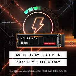 Накопичувач SSD Western Digital m.2 NVMe 1TB WD Black SN8100 PCIe 5.0x4 (WDS100T1XHM-00CMT0) - мініатюра 5