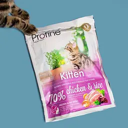 Сухий корм Profine Kitten для кошенят, з куркою та рисом, 300 г - мініатюра 5
