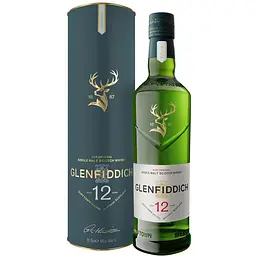 Уцінка. Віскі Glenfiddich 12 yo Single Malt Scotch Whisky 40% 0.7 л в подарунковій упаковці