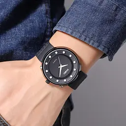 Чоловічий наручний годинник 2132BK Black Skmei acs0030246 - мініатюра 4