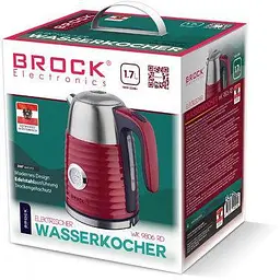 Електрочайник Brock WK 9806 RD - мініатюра 2
