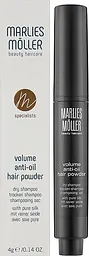 Сухий шампунь надаючий об'єм з шовком Volume Anti-Oil Hair Powder Marlies Moller 4г (21026)