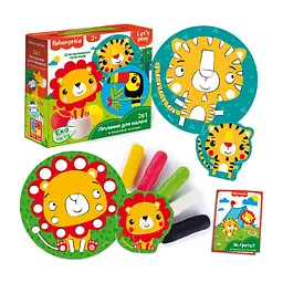 Набір для творчості Vladi Toys Fisher Price Казковий зоопарк VT4502-03 з екотістом - мініатюра 2