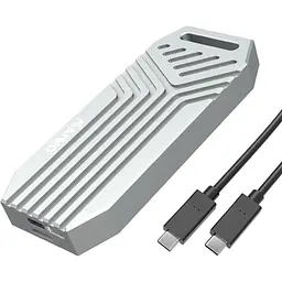 Зовнішня кишеня Maiwo M.2 SSD NVMe 2280 ч-з USB4.0 Type-C 40Gbps (K1695) - мініатюра 3