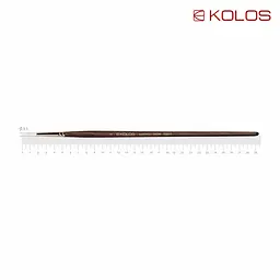 Пензель синтетика кругла Snow 1098R № 2 довга ручка KOLOS (4823064902006)