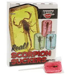 Льодяник зі скорпіоном Hotlix Scorpion Suckers Lollipop 1шт, 28г - мініатюра 5
