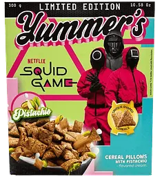 Пластівці Yummer's Limited Edition Squid Game Pistachio Cereal 300г - мініатюра 2