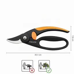 Площинний секатор Fiskars P44 з петлею для пальців (1001534) - мініатюра 3