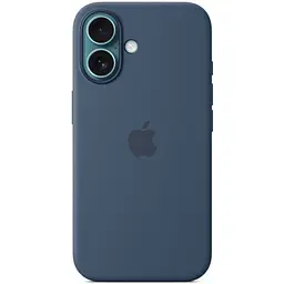 Силіконовий чохол CasePro Silicone Case with MagSafe Denim для iPhone 16 - мініатюра 2
