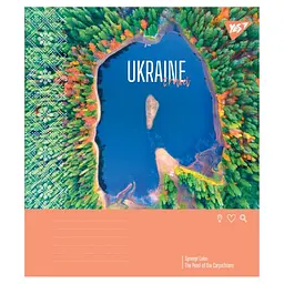 Зошит учнівський Yes Ukraine travel А5 48 аркушів клітинка 10 шт. (767998) - мініатюра 5