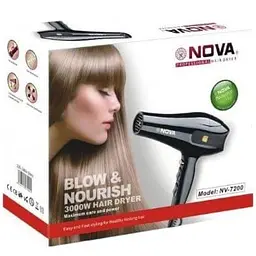 Фен для волосся Nova NV-7200 3000 Вт  - мініатюра 8