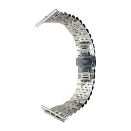 Ремінець Rolex Steel 5 Beads Apple Watch 42/44/45/46/49 mm Silver