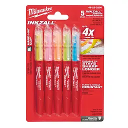 Набір маркерів для тексту InkZAll MILWAUKEE, кольорових, (5шт) - мініатюра 5