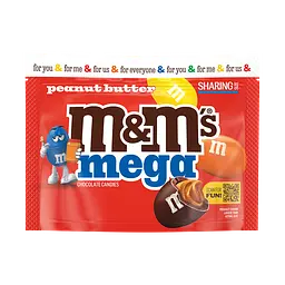Драже M&M'S Mega Peanut Butter, 240 г