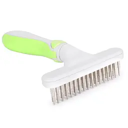Гребінець-граблі для собак AnimAll Groom, зелений - мініатюра 2