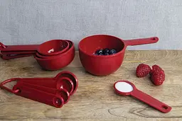 Набір мірних ложок KitchenAid Universal KQG057OHERE 5 шт червоний - мініатюра 5
