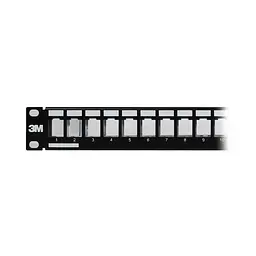 Патч-панель 24 порти Keystone NVC-P-05/24 19" 1U неекранована (73-00146) - мініатюра 4