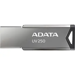USB флеш накопичувач ADATA 16GB AUV 250 Silver USB 2.0 (AUV250-16G-RBK) - мініатюра 5
