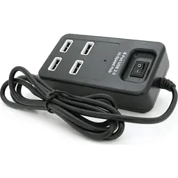 Концентратор Voltronic USB 2.0 to 4xUSB black (YT-HWS4-B) - мініатюра 3