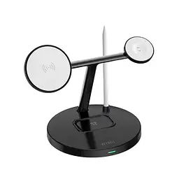 БЗП Wi-W032 Magnetic 4 in 1 Cableless Charger Black Wiwu teh0029899 - мініатюра 2