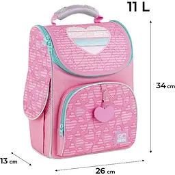Рюкзак GoPack Education каркасний 5001S-1 Pink Dreams (GO25-5001S-1) - мініатюра 3