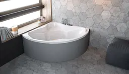 Ванна акрилова Radaway Keria 150x150 + ніжки WA1-37-150x150U - мініатюра 3