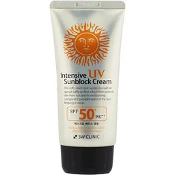 Сонцезахисний крем із арбутином 3W Clinic Intensive UV Sun Block Cream SPF50+ PA+++ 70 мл - мініатюра 2