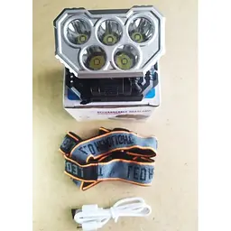 Налобний ліхтар Yajia TJ-168-5 LED акумуляторний універсальний - мініатюра 3
